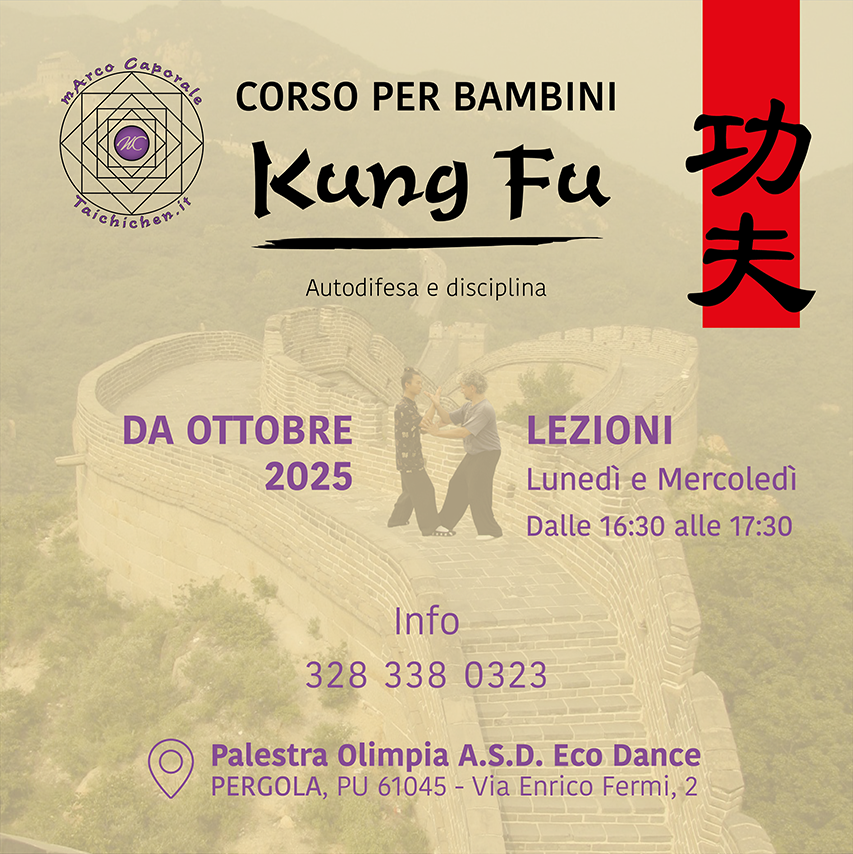 Kung Fu Gong Fu Bambini Pergola Marche PU Wushu artimarziali giovani